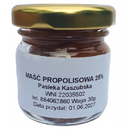 Maść z Propolis 25% Mocna Tradycyjna Naturalna Krem