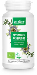 Purasana Męczennica cielista (passiflora) 120 kapsułek 125 mg