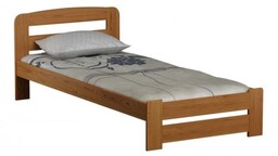 Łóżko sosnowe Lidia 90x200 olcha
