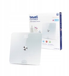 Waga Łazienkowa Pomiar Bmi Bewell Connect BW-SC3W, 1