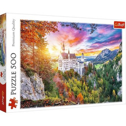 TREFL Puzzle Widok na zamek Neuschwanstein Niemcy 37427