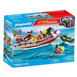 Playmobil 71464 Łódz straży pożarnej ze skuterem