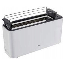 Toster Opiekacz z rusztem bułek Braun HT3110 Biały
