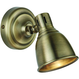 Kinkiet metalowy mosiężny regulowany 76277 z serii Westbury