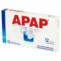 APAP 500mg x12 tabletek