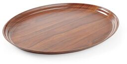 TACA MONTANA OWALNA 200x265 mm ORZECH ANTYPOŚLIZGOWA