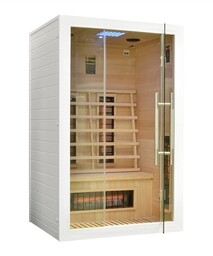 Sauna infrared EA2RS White z panelami solnymi 2-osobowa