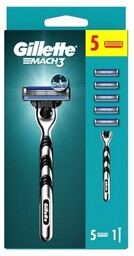 GILLETTE Golarka Mach3 + 5 ostrzy