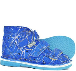 Daniel kapcie sandałki profilaktyczne dziewczęce blue