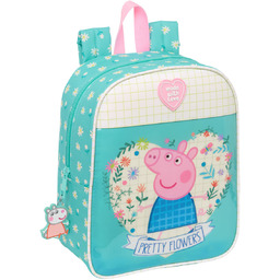 Plecak dziecięcy Peppa Pig Pretty flowers Żółty Mięta