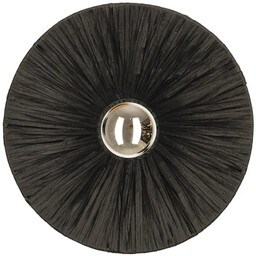 Lampa scienna BLACK Rattan nowoczesny czarny kinkiet