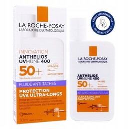 LA ROCHE ANTHELIOS NIEWIDZIALNY FLUID PRZECIW PRZEBARWIENIOM SPF50+