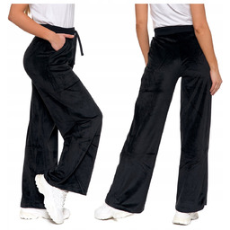 WELUROWE DRESOWE SPODNIE DAMSKIE Wygodne Dresy MORAJ r.