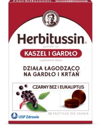 Herbitussin Kaszel i Gardło, czarny bez i eukaliptus,