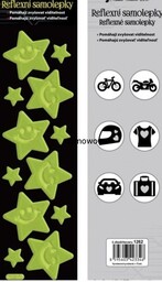 TAŚMA ODBLASKOWA ODBLASKI SAMOPRZYLEPNE GWIAZDY