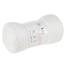 Design 91 Koc narzuta z mikrofibry 200x220 Warkocz