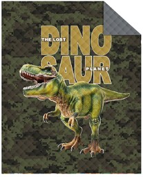 Narzuta młodzieżowa z nadrukiem dinozaura NHLA-22