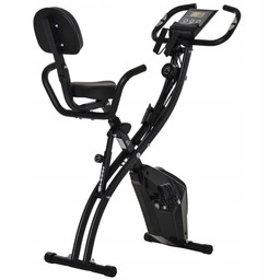 Rower Stacjonarny 2w1 Składany Magnetyczny Czarny Pako A90-196