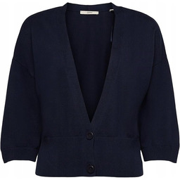 Esprit Kardigan Damski Miedziany na Guziki Bawełniany S