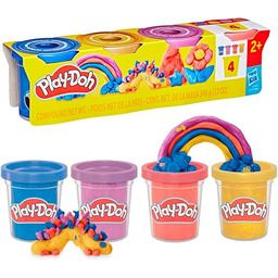 Czteropak metalicznej ciastoliny Play-Doh