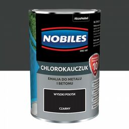 NOBILES Chlorokauczuk 0,9L czarny połysk