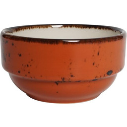 Miska sztaplowana 150 ml 80 mm Dahlia pomarańczowa