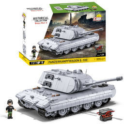 Cobi, klocki, Czołg Panzerkampfwagen E-100 HC WW2 1511