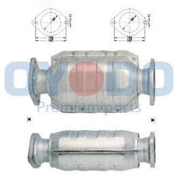 Oyodo 10N0033-OYO Katalizator z materiałem montażowym/ mocującym