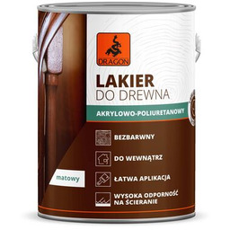 Lakier akrylowo-poliuretanowy do drewna 2,5 l matowy metal