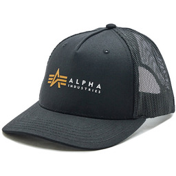 Czapka z daszkiem Alpha Industries Label 106901 Czarny