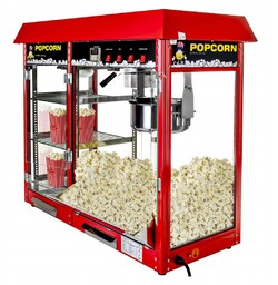 Royal Catering Maszyna do popcornu - witryna grzewcza