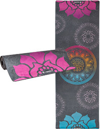 InSportLine, Mata do jogi, Sunshine, szaro-różowa, 183x61 cm