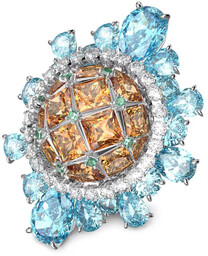 Biżuteria SWAROVSKI 5618271. Pierścionek, Kolor czerwony. Kobieta.