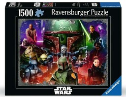 Ravensburger PUZZLE 1500 STAR WARS BOBA. FETT ŁOWCA