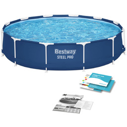 Basen ogrodowy ze stelażem 366x76cm Bestway 56706
