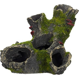 Relaxdays Akwarium dekoracyjna jaskinia, naturalny wygląd, dekoracyjna kryjówka,