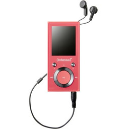 INTENSO Odtwarzacz MP3 64GB Video Scooter Różowy