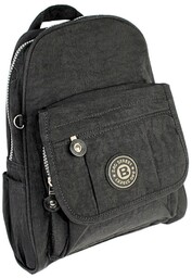 Praktyczny Plecak Materiałowy BAG STREET 2229 CZARNY 30