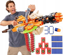 X-shot Insanity Horrorfire Minigun Zestaw Dread Hammer Cele