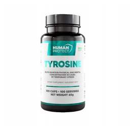Human Protect TYROSINE 500mg TYROZYNA ODCHUDZANIE 100k KONCENTRACJA