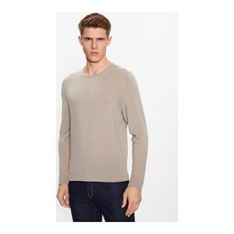 Calvin Klein Sweter K10K109474 Beżowy Regular Fit