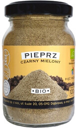 Pieprz czarny mielony bezglutenowy 100 g - Pięć