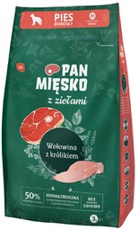 SUCHA KARMA DLA PSA PAN MIĘSKO Z ZIOŁAMI