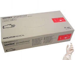 RMM-SANTEXFT - Rękawice lateksowe diagnostyczne, santex powdered (FINGERTIP