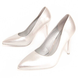 Buty na obcasie Montevita Elegansal Silver Rozmiar 36