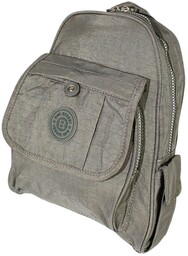Praktyczny Plecak Materiałowy BAG STREET 2229 SZARY 30