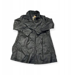 Skórzany płaszcz damski Real Leather 2XL