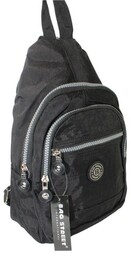Praktyczny Plecak Materiałowy BAG STREET 2257 CZARNY 35
