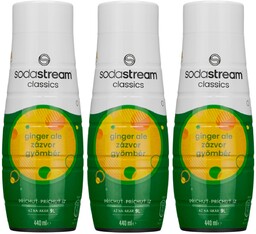 3x Syrop SodaStream Ginger 440ml
