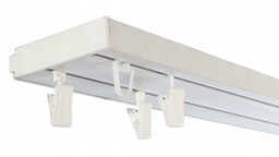 Karnisz Szyna sufitowa Pcv Premium dwutorowa 3m